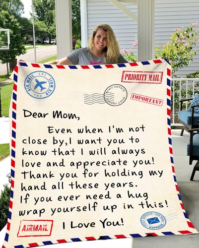 Gifts for Mom from Daughter or son. mother day blanket,moms personalized gift - Picture 2 of 6