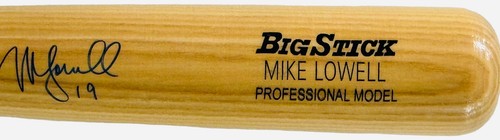 Mike Lowell Autographed Big Stick Ash Bat - Picture 2 of 2