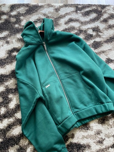 Peso Heavy Raws Zip Hoodie Grün „Forest Green" Größe XL NEU - Bild 1 von 7