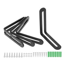 4 Pack Adjustable Furniture Shelf Support Connector L Corner Braces 19x80x80mm