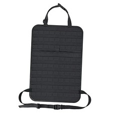 Car Seat Back Organizer, Tactical Molle Panel Sag Proof Vehicle Seat Black