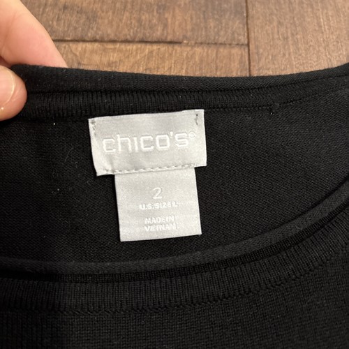 Maglione pullover tunica Chicos Colorblock donna 2 US L maglia manica lunga - Foto 5 di 13