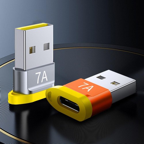 Cable de datos USB a tipo C 3.0 hembra a cargador puerto adaptador de teléfono 7A 60% de descuento - Imagen 8 de 15