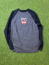 Split 1990s Raglan Skate Long Sleeve T-Shirt Size Medium Made In USA
