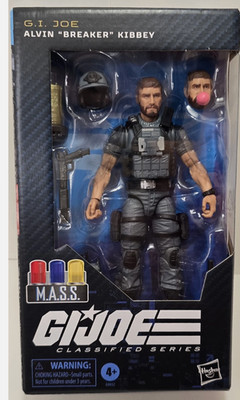 New GI Joe Classified Alvin  Breaker  Kibbey #158 Action Figure M.A.S.S. Hasbro