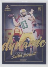 2020 Panini Luminance Dynamic Rookies Justin Herbert #DR3 rf2