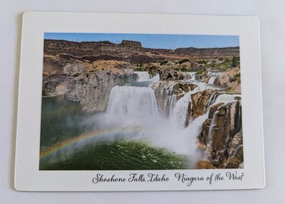 Stunning Epic Shoshone Falls Idaho Niagara of the West Waterfall Photo Magnet