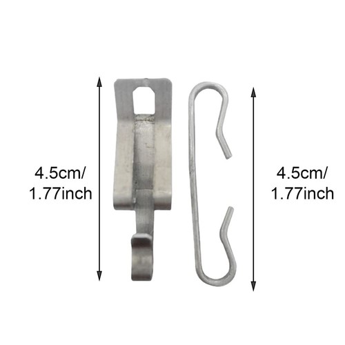 Roof DeIcing Heat Cable Clips, 50Pcs Heat Cable Roof Clips and Spacers Kit6007 - Afbeelding 6 van 6
