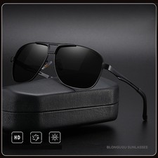 Large Square Sunglasses Fashion Eyeglasses Lightweight Retro Spectacles
