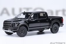 Ford F-150 Raptor Supercrew Pick Up 2019 Noir Modèle Auto 1:18 Autoart