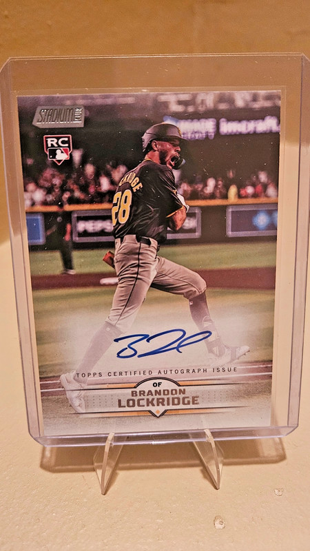 2025 Topps Stadium Club - Autographs Brandon Lockridge #SCBA-BLO (AU, RC)