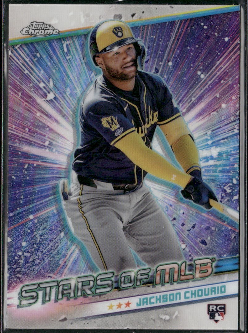 2024 Topps Chrome Update Stars of MLB Rookie RC Jackson Chourio #CSMLB-84