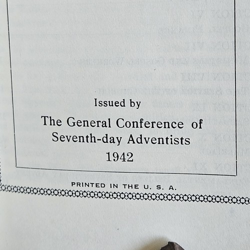 1942 Church Manual Hardcover Canvas Vintage Religious Christian Collectable - Picture 8 of 13