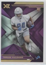 2019 Panini XR Rookies Purple 3/25 Travis Fulgham #156 z4k