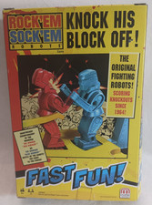 Rock 'Em Sock 'Em Robots Game - Travel Size - 9" x 6" - NIB