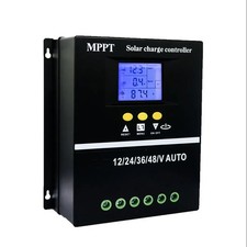 100A MPPT Solar Charge Controller with Battery Regulator and LCD Display