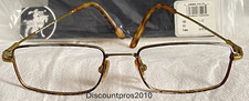 Hart Schaffner Marx T-137 Eyeglass Frame Gold 52-18-140