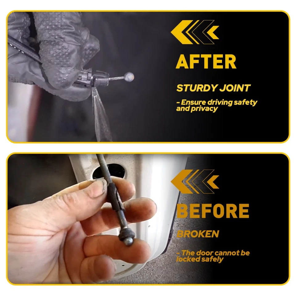 Cable de cierre de puerta para Chevrolet Silverado 1500 2007-2013 delantero izquierdo y derecho Foto 3 de 4