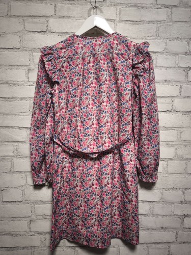 Bonpoint Long sleeve cotton dress with floral print for girl 14 years old - Picture 8 of 20