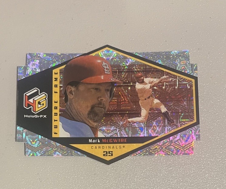 1999 Upper Deck HoloGrFX Future Fame Die Cut Insert #F3 Mark McGwire