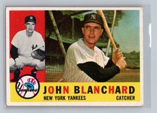 1960 Topps John Blanchard  #283 - New York Yankees - EX+
