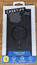 CASETiFY Force Case with MagSafe for Apple iPhone 16 Pro Max - Black NEW IN BOX