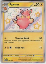Pawmo 143/091 Shiny Rare Paldean Fates Pokemon Holo Near Mint on eBay