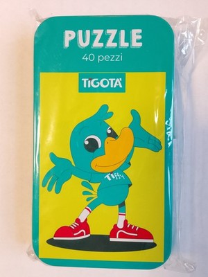 Puzzle 40 Teile Tigota in Blechdose, neu noch versiegelt