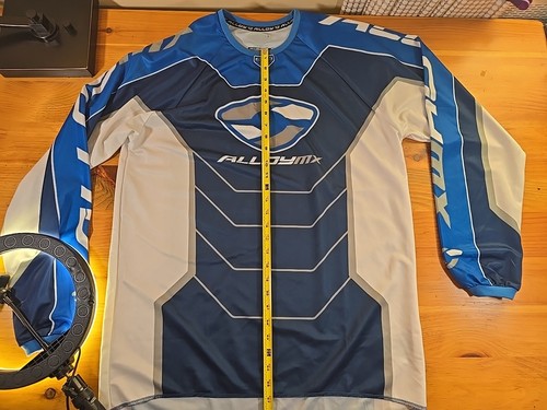 Alloy MX Motocross Large Blue Shirt. J1 - Picture 8 of 10