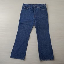 Vintage made in USA 70s/80s Levi  s 517 jeans orange tab bootcut dark wash