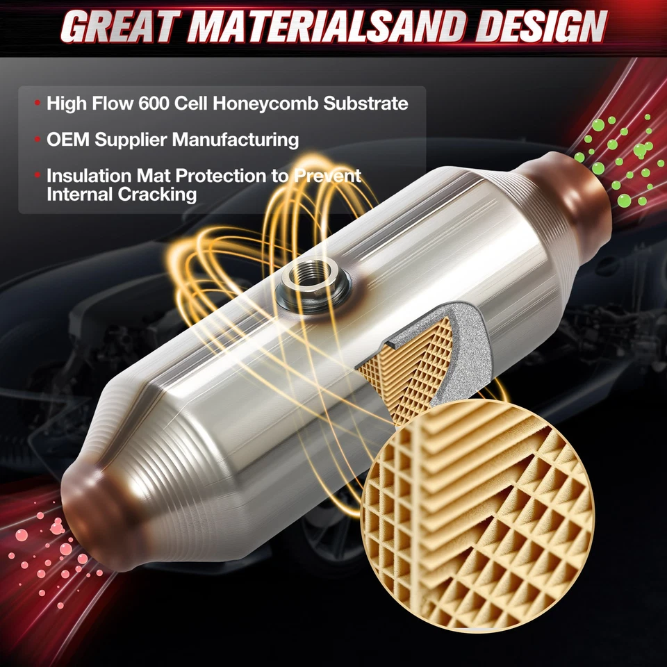 Catalytic ConverterCompatible with Volkswagen Beetle/Jetta 99-02 Golf 99-01 2.0L - Image 3 of 4