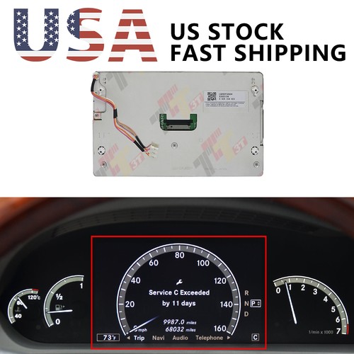 Pantalla de 8" para cuadro de instrumentos Mercedes W216 W221 S450 S550 S600 CL550 CL600 - Imagen 2 de 7