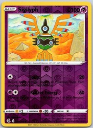 Sigilyph 123/264 Reverse Holo Fusion Strike
