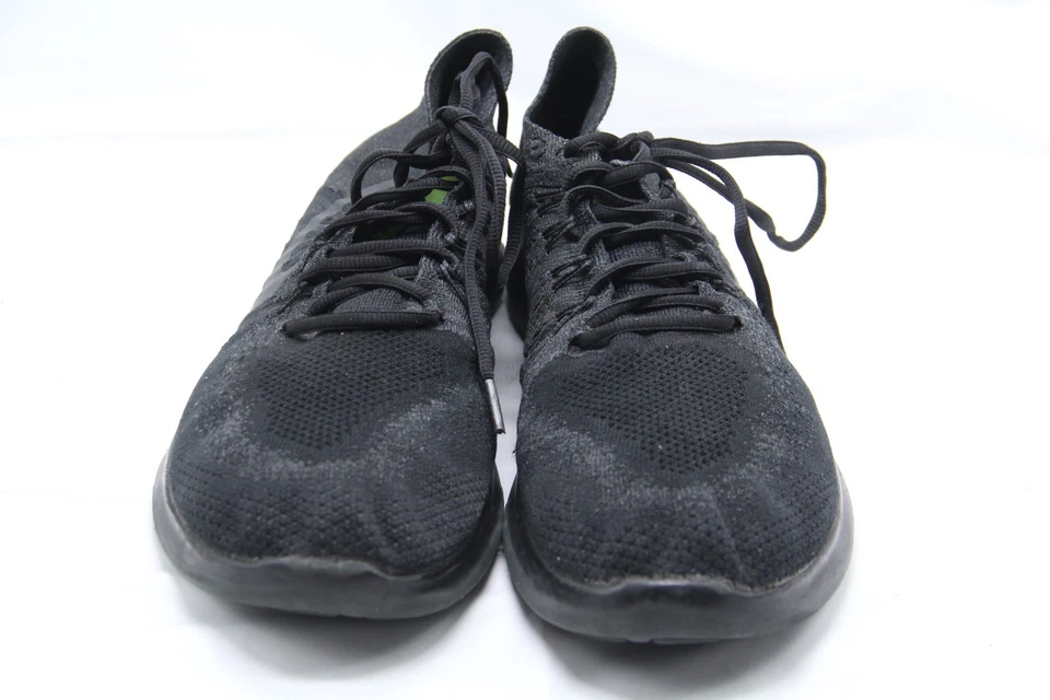 Nike Free RN Flyknit Running Shoes Men’s Size 12 Black Anthracite 880843-010 - Image 2 of 4