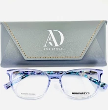 NEW HUMPHREY'S 594046 50/LIL Lilac Womens Semi Cat Eye Eyeglasses 53-16-140 B:40