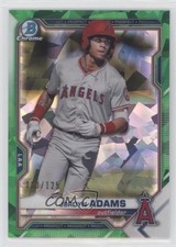 2021 Bowman Sapphire Edition Chrome Prospects Green Refractor Jordyn Adams 0aw6