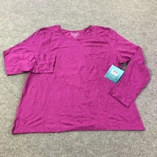 Coolibar Shirt Womens 2X Purple Morada Everyday Long Sleeve UPF 50+ Sun