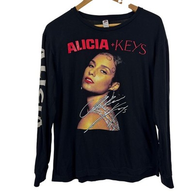 Alicia Keys Keys to the Summer Black Concert Tour Merch Women's Medium