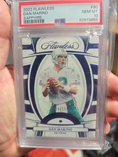 2022 Flawless DAN MARINO LEGENDS Sapphire 04/15  PSA 10