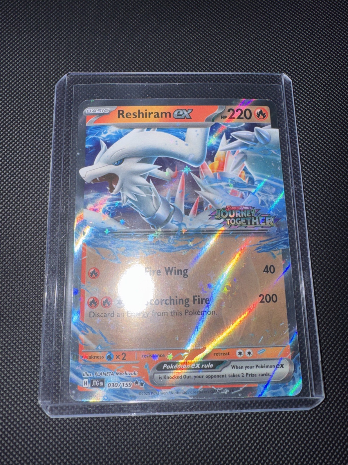 Reshiram ex 30/159 Pokemon TCG Stamped Journey Together NM