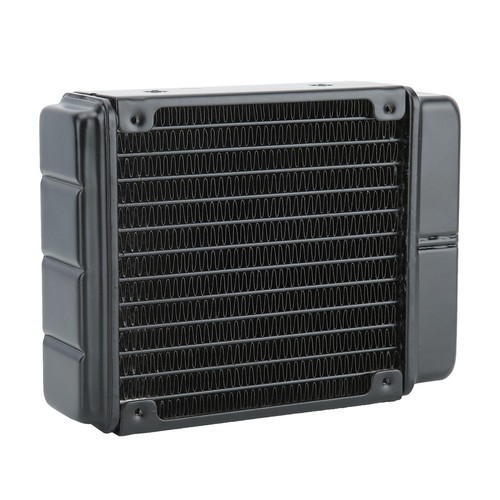 Water Cooling Radiator Double Core Heat Sink Computer Replacement Accessory F FY