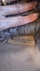 2 Koolaburra UGG Faux Fur Long Shag Throw Pillow Cover Set 20” Gray / Amethyst — photo 3