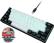 Teclado Para Juegos Con Cable 60 , 61 Teclas, Retroiluminaci n RGB US NUEVO