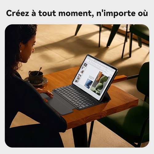 Clavier pour iPad Air 11 M2/M3 & Air 5/4 gén & Pro 11 (2018-2022,1/2/3/4 gén) - Photo 2/7