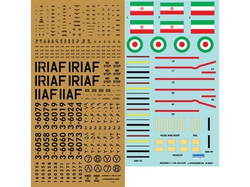 Wolfpack 1/32 F-14 Tomcat Iranian Ali-cat Update Tamiya WP32011 - Picture 6 of 6