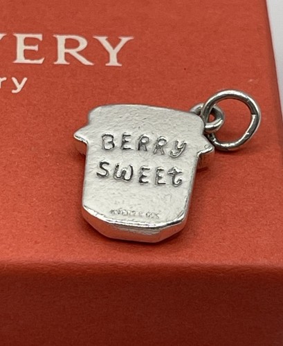 James Avery Enamel Berry Sweet Charm Sterling Silver Uncut Loop - Picture 2 of 2