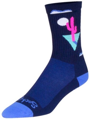 SockGuy Crew Socks 6'' Large/XL Blue
