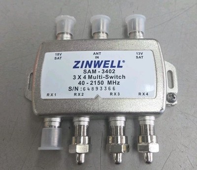 Zinwell 3 X 4 Multi Switch 40-2150 MHz Sam-3402