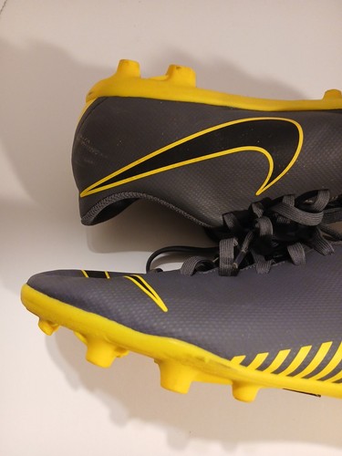 Nike Mercurial Fußballschuhe Jugend 4,5 Jahre grau & gelb - Bild 6 von 13