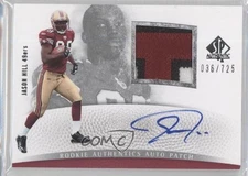2007 SP Authentic Authentics /725 Jason Hill #275 RPA Rookie Patch Auto RC